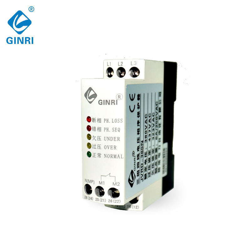 china Four Wire Voltage Controlled Relay , 3 Phase Monitoring Relay With Neutral Protect