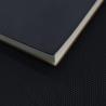China Square Black Custom Journal Notebook / Hardback Artists Sketchbook With Metal Bookmark factory