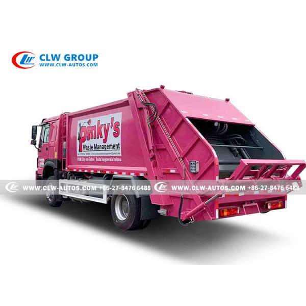 Quality Sinotruk Howo Municipal Waste Collection Garbage Compactor Truck 14 CBM 10 Tons for sale