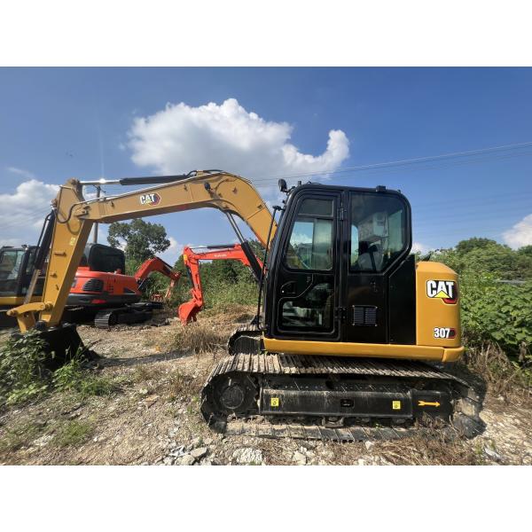 Quality CAT307E Used Caterpillar Mini Excavator With 0.33m3 Bucket Bucket 7203kg for sale