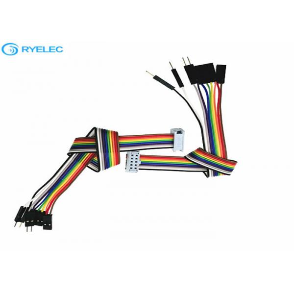 Quality Dupont 2.54mm Flat Ribbon Cable Assembly Male And Female To FC 10 Pin IDC for sale