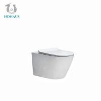 Quality Exquisite Dual Flush Wall Hung Commode Hotel Concealed Cistern WC No Stains for sale