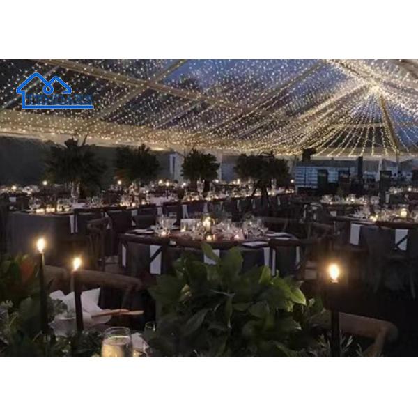 Quality Luxury Wedding Marquee Tents With Aluminum Alloy PVC Clear Span Structure A for sale