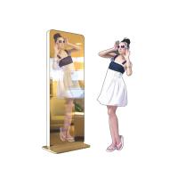 China Indoor Standing Digital Signage Kiosk LCD Magic Advertising Smart Touchscreen Mirror Kiosk factory