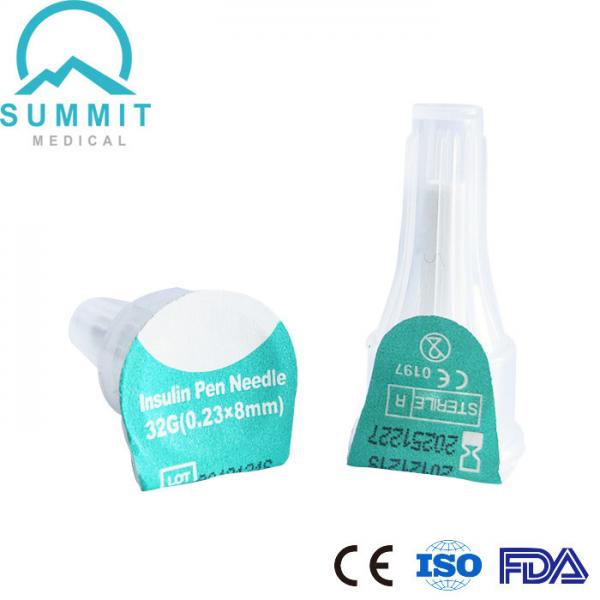 Quality Ultra Thin Painless Insulin Pen Needles 32G 8mm With Siliconized Tri-beveled for sale