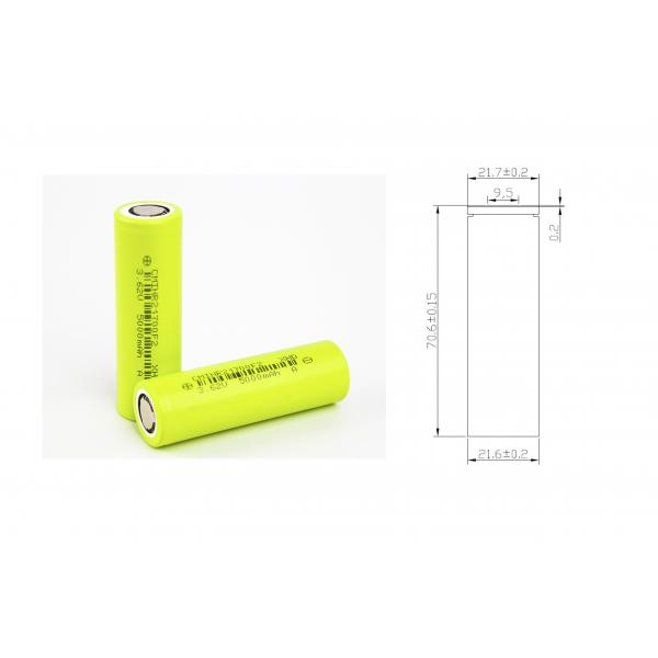 Quality Ebike Tricycle 3.6v 4900mAH Lithium Battery Cell 21700 Cylindrical Cells for sale