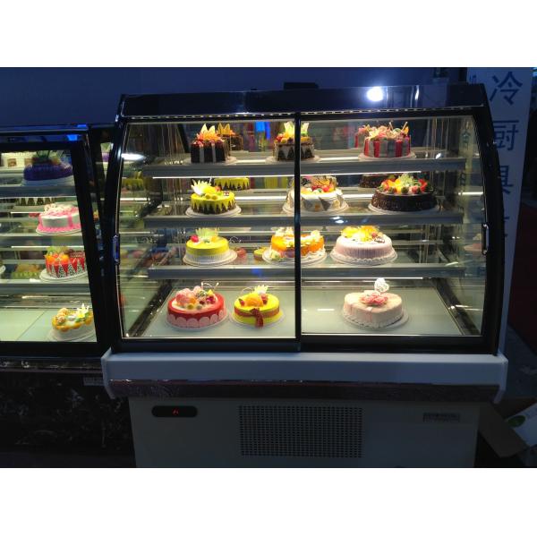 Quality Euro Style Commercial Baking Equipment 3 Tier Cake Showcase Display Fridge for sale