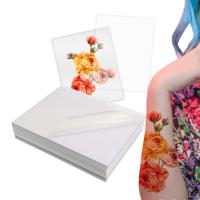 China Transparent Decoration Direct Waterproof Printable Temporary Tattoo Sticker Paper Offset Printing factory