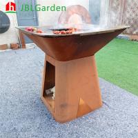 China Outdoor Garden Metal BBQ Grill Charcoal Fire Pit D1000mm Customizable factory