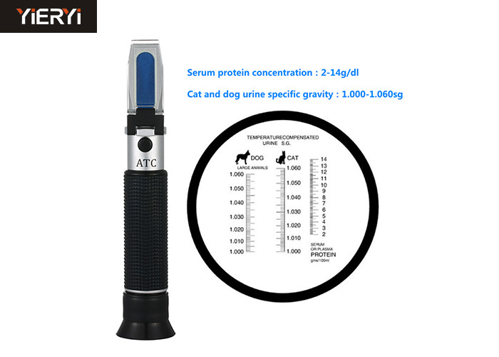China ATC Clinical Specific Gravity Refractometer For Dog Aluminum Body Construction factory
