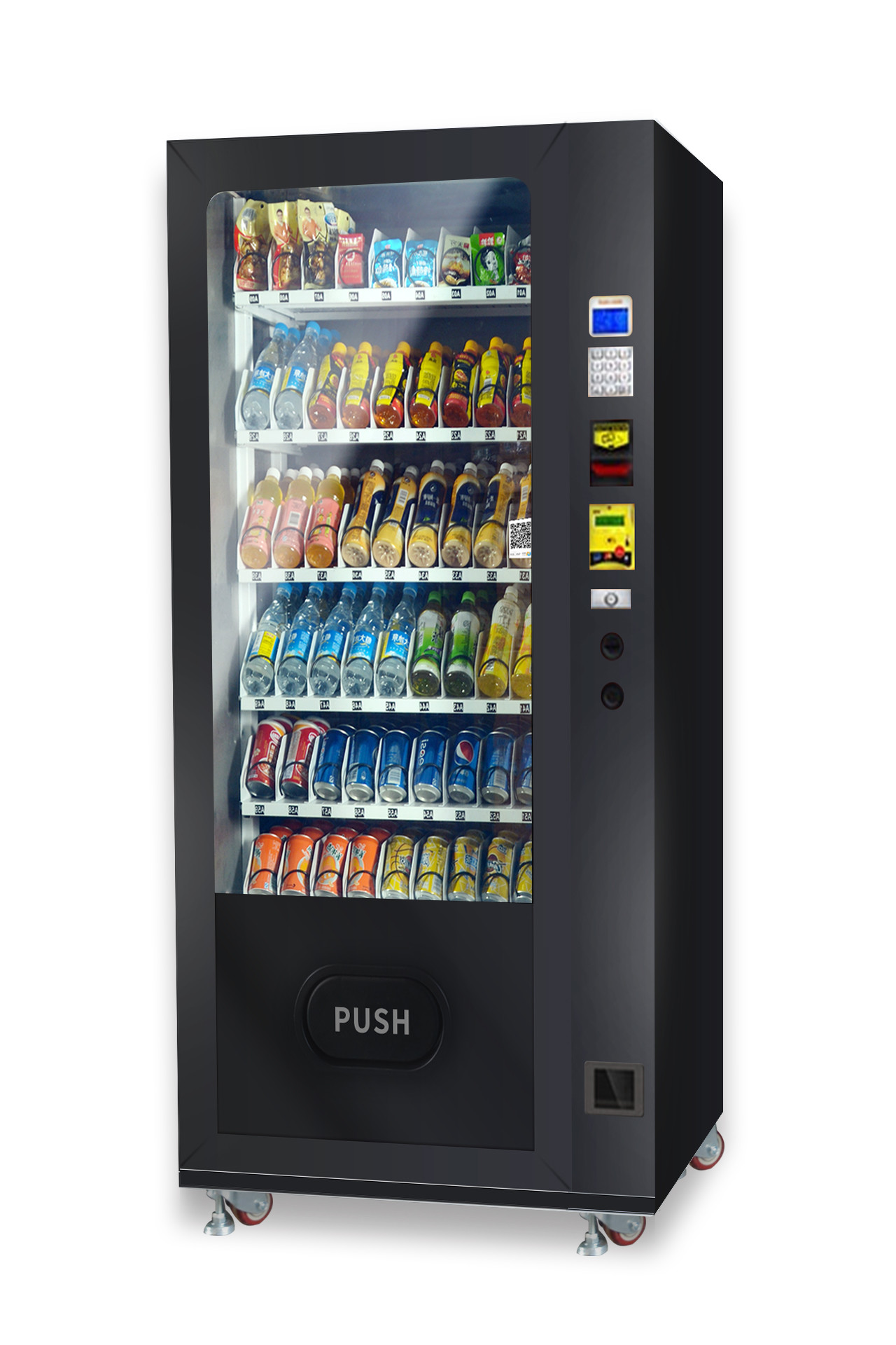 China Coca Cola Snack Food Vending Machine H5 Page Contactless Payment System factory