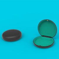 Quality Round Plastic Dental Retainer Box For Invisible Braces Storage for sale