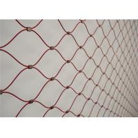 China 1.6mm Sus304 Stainless Steel Cable Mesh 100x100mm High Tensile for sale