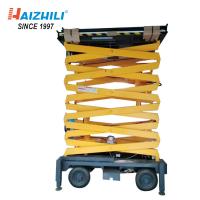 china Large Capacity Hydraulic Scissor Lift Cart 1000KG 12 Meter Mobile 1 Year Warranty