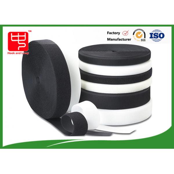 Quality Grade A Heavy Duty Fabric Hook And Loop Fasteners 100% Nylon Black And White for sale
