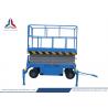 China Towable Hydraulic Mobile Scissor Lift Table with 8m Platform Height factory