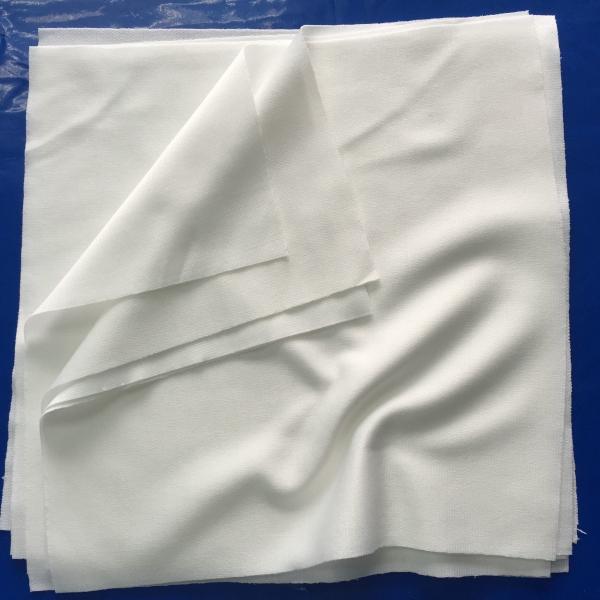 Quality Laser Cut Polyester Cleanroom Wiper Basic Weight 120 GSM Double Knit Model 1009DLE/120 for sale