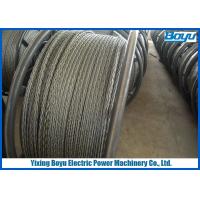 China Load 360kN Overhead Line Stringing Pilot Rope 24mm Anti - twisting Breaking factory