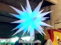 China Special Inflatable Led Light, Hanging Inflatable Star with Lights for Sale factory