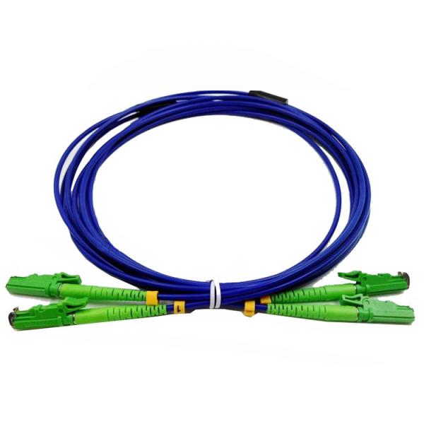 Quality E2K Armored APC Fiber Cable SM G652D 1310nm Fiber Optic Patch Cord PVC 2.0mm for sale
