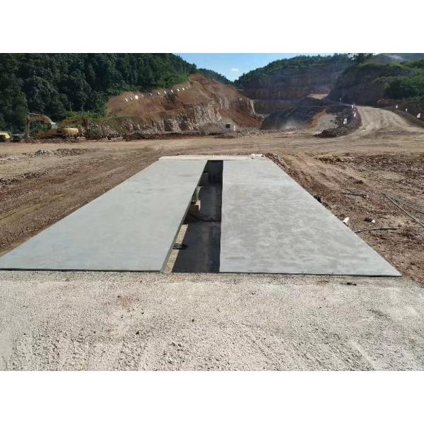 Quality Mining Truck Scale Weighbridge , 10 Ton Weighing Scale Pitless Type Weighbridge for sale