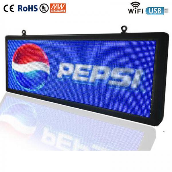 Quality 3D Effects Scrolling Message LED Window Display Signs 5mm Pixel Pitch Wireless for sale