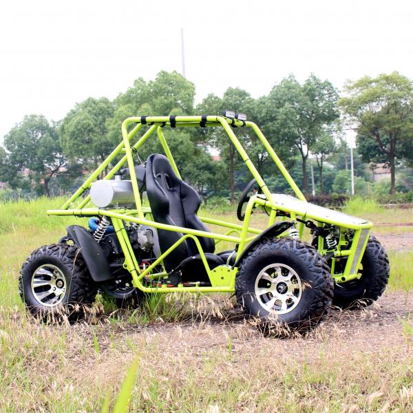 Quality Air Cooled Single Seat Go Kart 150cc / Adult Off Road Go Kart Chain Transmission for sale
