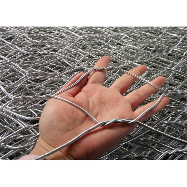 Quality Zinc Coated Gabion Wire Netting 1 - 30 Meter Length Easy Installation for sale
