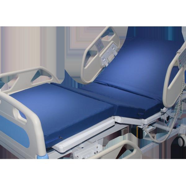 Quality 2200mm 950mm Adjustable Electric Hospital ICU Bed in ABS Blue White For Home Use for sale