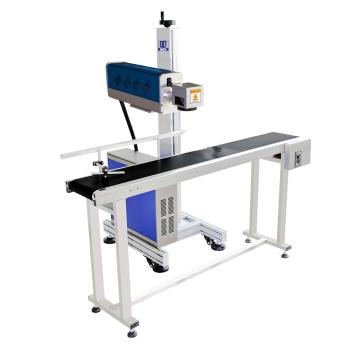 Quality Fast Speed Non Metal Materials CO2 Fly Laser Marking Machine for sale