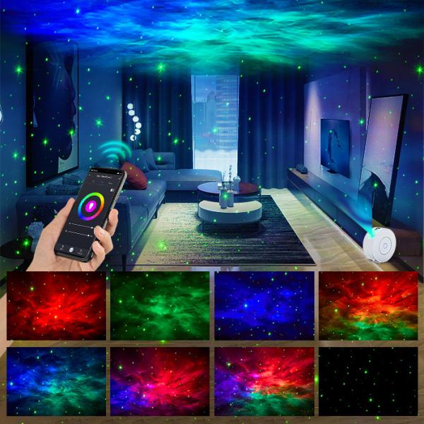 Quality Rotatable WiFi Nebula And Star Projector , Adjustable Skylight Space Projector for sale