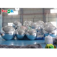 China Inflatable Beach Ball Giant Inflatable Mirror Ball Event Decoration PVC Floating Sphere Mirror Balloon For Party factory