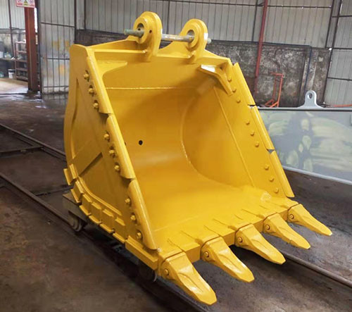 Quality Heavy Duty Backhoe Rock Bucket High Reliability Good Anti Bending Performance for sale