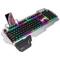 Quality Wired Gaming Mechanical Keyboard With a Mobile phone holder and Carpal support for sale