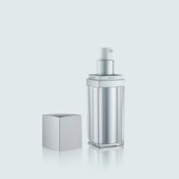 China Square Shape Airless Bottles Skin Care Cosmetic Wholesale GR222A 15/30/50ML factory