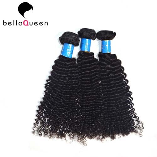 Quality 100% Natural Black Kinky Curly European Virgin Hair Of Human Hair Bundles for sale