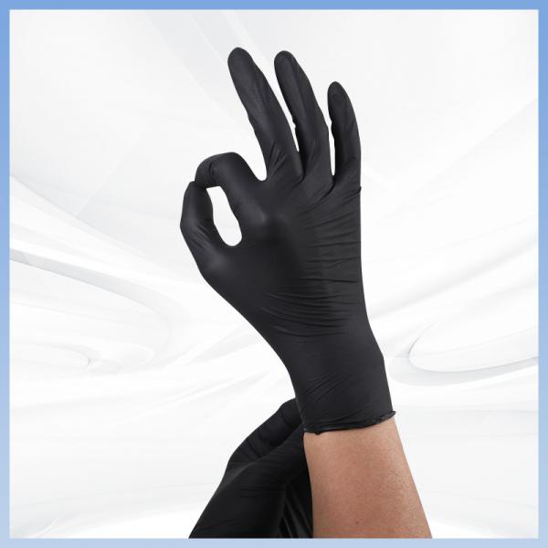 Quality Antibacterial Synthetic Nitrile Examination Gloves For Medical Cosmetic for sale