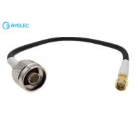 China Straight SMA Male To N male Witn LMR240 Ultraflex Coaxial Cable Telecom RF Feeder Cable factory