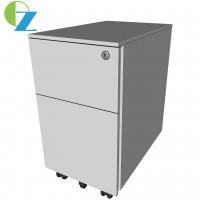China Steel Mobile Mini Pedestal Metal Storage Cabinet 2 Drawer Document Office factory