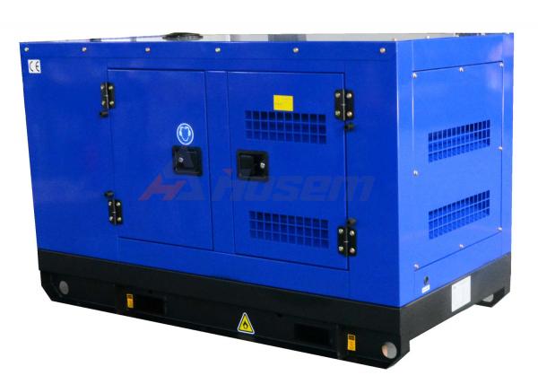 Silent Generator Set Powered by Perkins Diesel Engine 1103A-33G , Rated Output 30kVA Generator Set