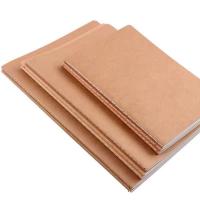 China Custom LOGO Kraft Paper Notebook A5 Car Line Book B5 Student Notes Diary Book 80 Sheets factory