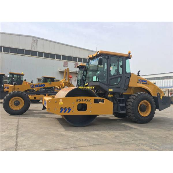 Quality XCMG 14ton Single Drum Road Roller XS143J Mechanical Drive Compactor for sale