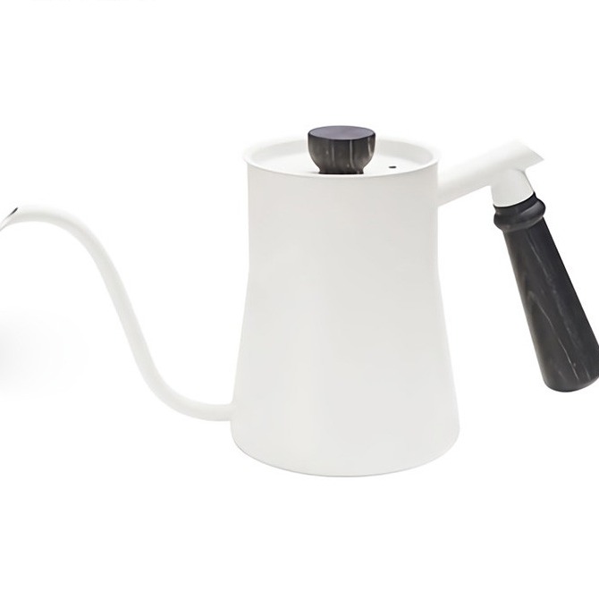 China Gooseneck Spout Coffee Filter Accessories Stainless Steel Coffee Pot  With Lid Drip for sale
