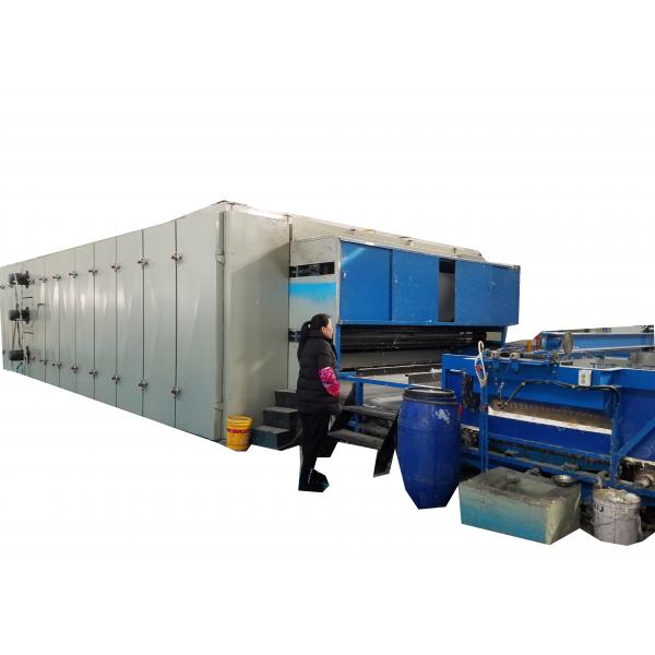Quality Polyester 350kg One Hour Wadding Production Line With Memory Function for sale