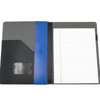 China A4 Multifunctional PU Leather Business Notepad Backup Folder 60pp With Writing Board factory