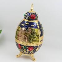 China Shinny Gifts Vintage European Home Decor Metal Craft Gifts Automatic Toothpick Holder factory