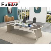China Scrat Proof Office Conference Table Melamine Board Tabletop Modern Meeting Table factory