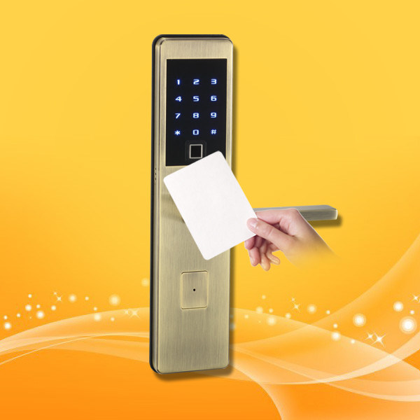Quality Semiconductor Electronic Card Door Lock Tempered Glass Touch Screen For Office for sale