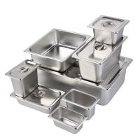 China GN1/1 Stainless Steel Food Pan , Standard Size Stainless Steel GN Pan factory