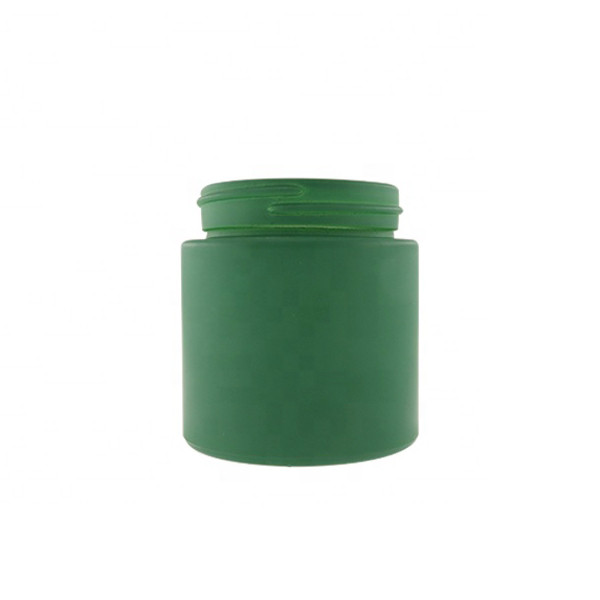 Quality Diameter 57mm Black UV Glass Jars CR Cap 60mm Glossy Matte Glass Jar Custom for sale